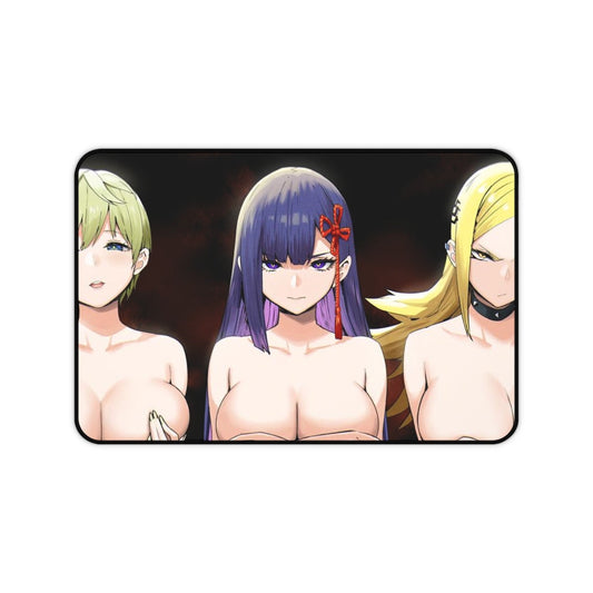 Demon Slave Big Tits Waifus Desk Mat - Non Slip Mousepad