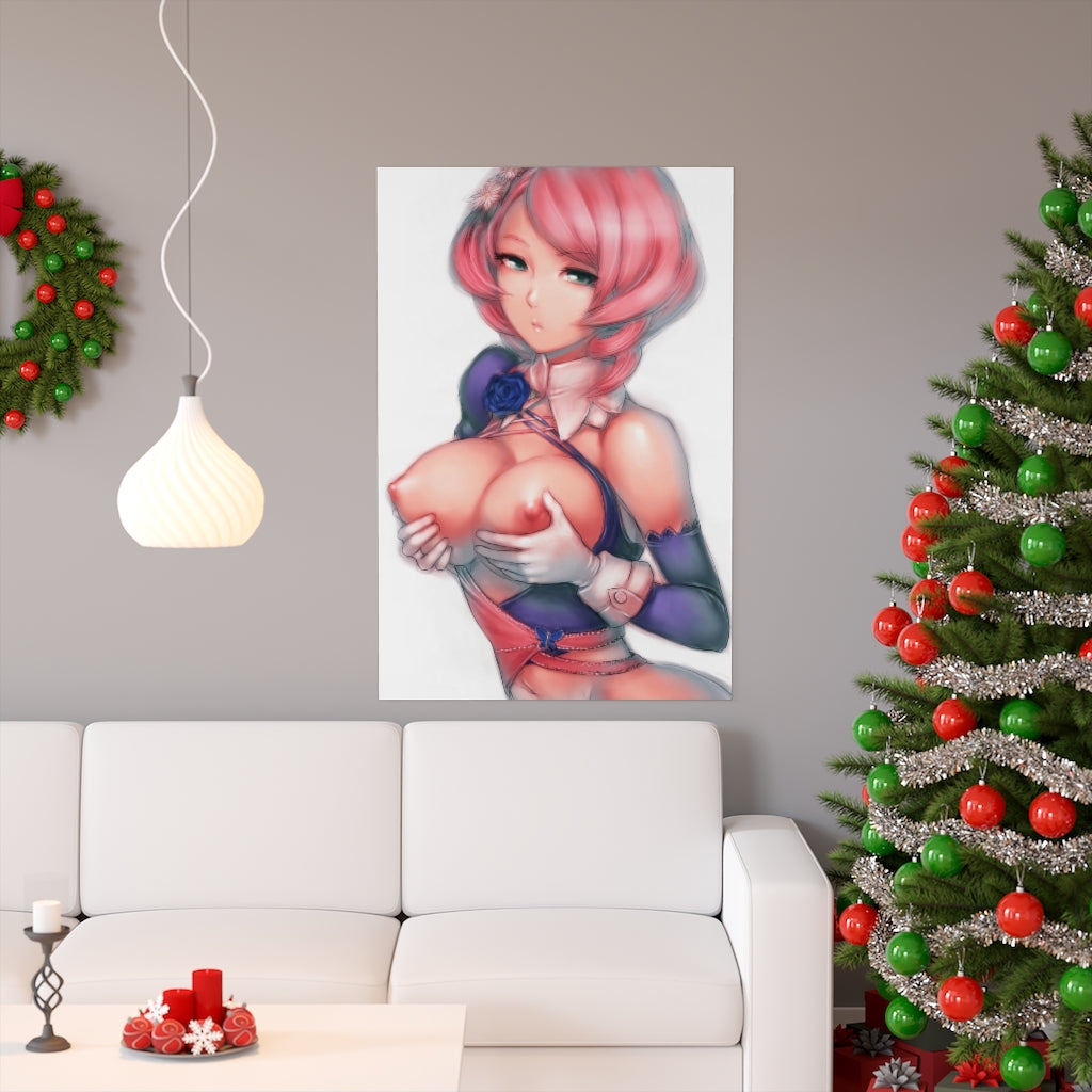 Alisa Boskonovich Tekken Poster - Lewd Premium Matte Vertical Poster - Adult Wall Art