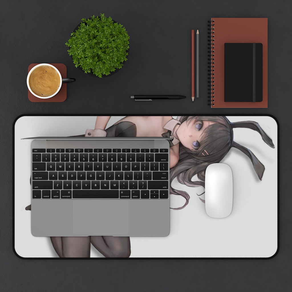 Mai Sakurajima Ecchi Mousepad - Rascal Does Not Dream Of Bunny Girl Senpai Large Desk Mat