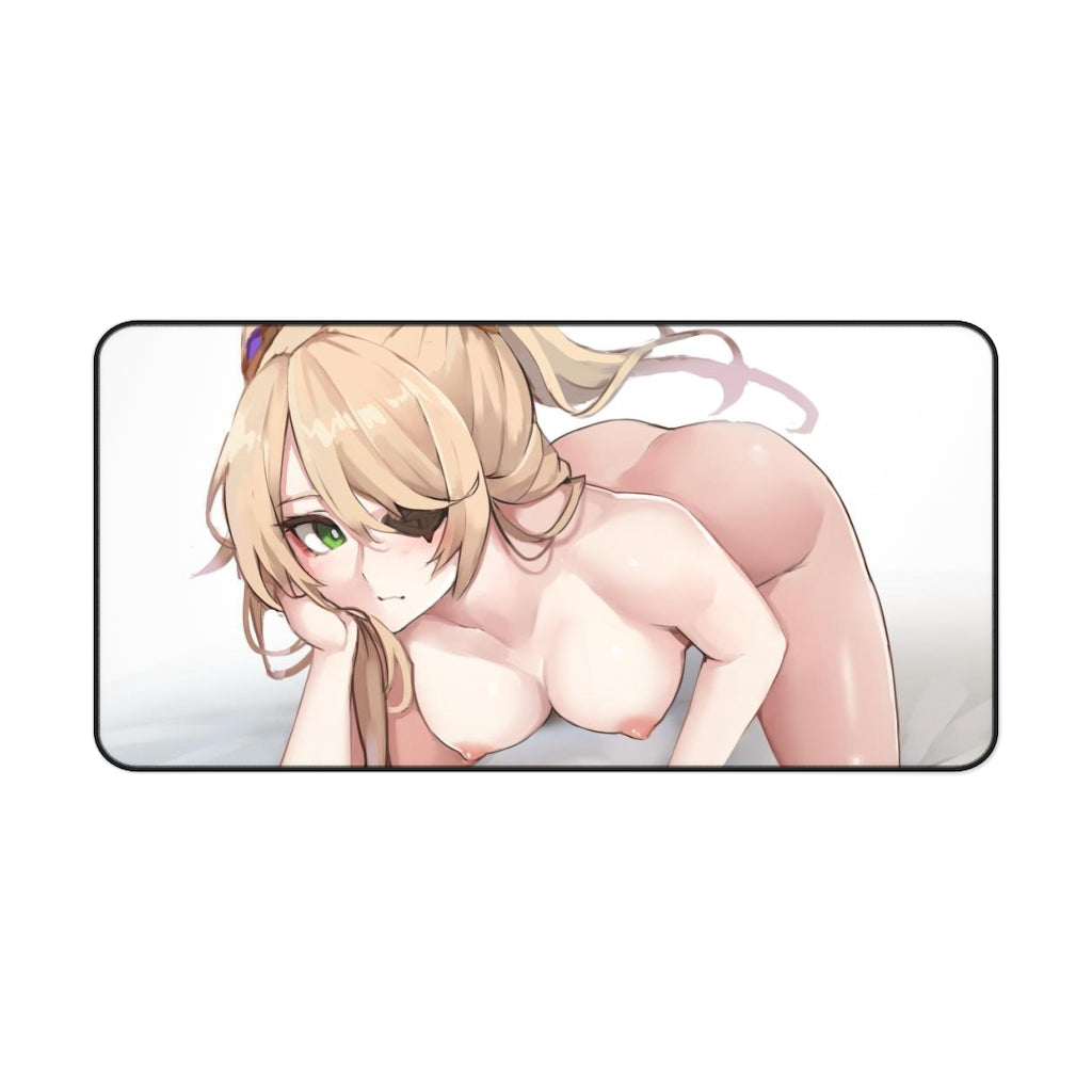 Nude Fischl Sexy Boobs Genshin Impact Desk Mat - Non Slip Mousepad