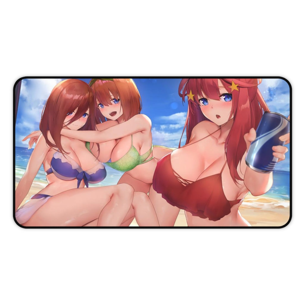 The Quintessential Quintuplets Mousepad - Ecchi Bikini Large Desk Mat - Kawaii Playmat