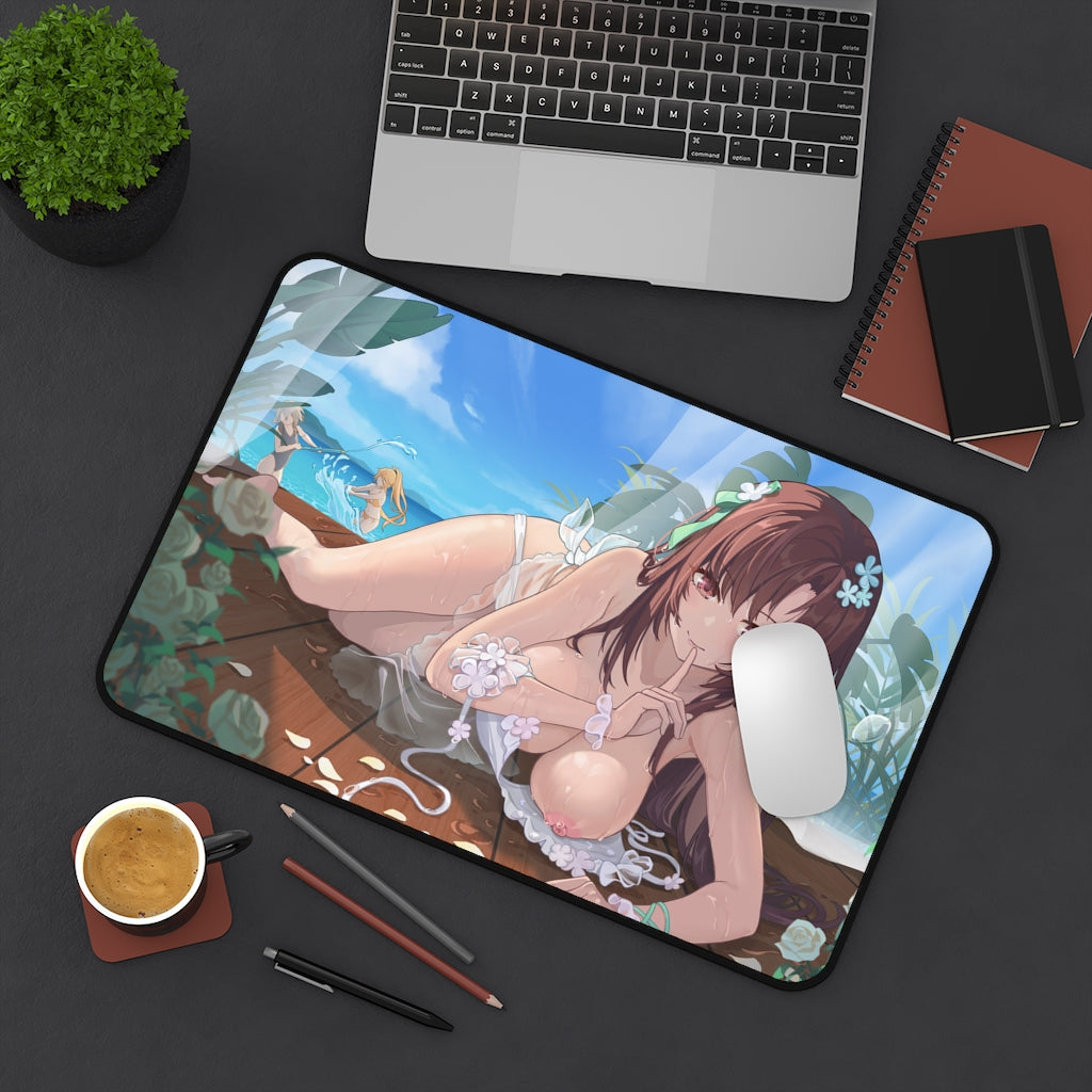 Girls Frontline Ecchi Mousepad - LWMMG Octopus Large Desk Mat - Playmat