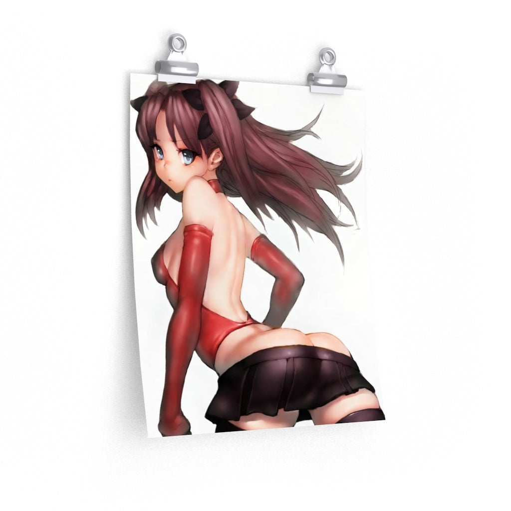 Tohsaka Rin Fate Grand Order Poster - Lewd Premium Matte Vertical Poster - Adult Wall Art