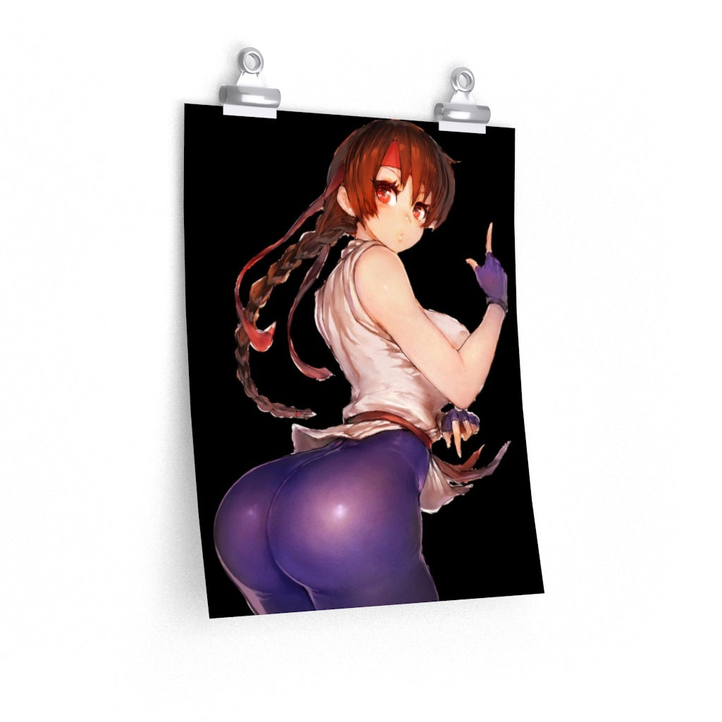 Yuri Sakazaki The King Of Fighters Poster - Lewd Premium Matte Vertical Poster - Adult Wall Art