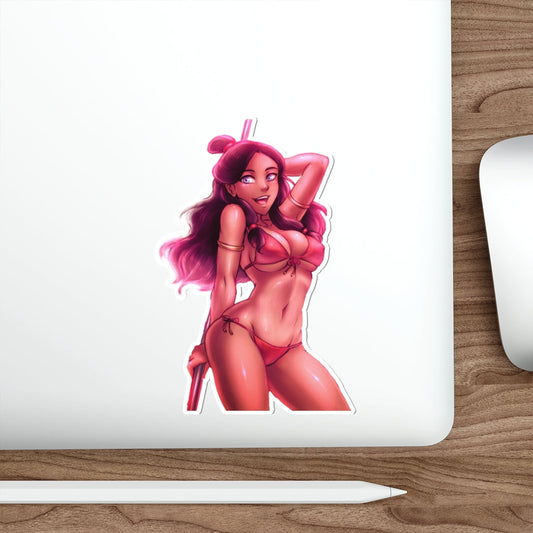 Katara Stripper Waterproof Sticker - Avatar the Last Airbender Ecchi Vinyl Anime Car Decal