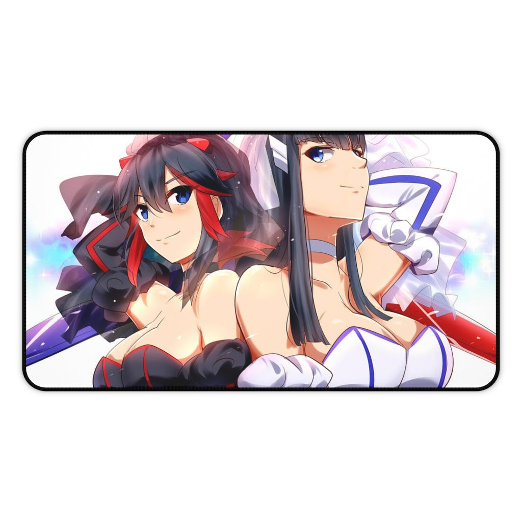 Kill La Kill Anime Mousepad - Ryuko Matoi and Satsuki Kiryuin Large Desk Mat - Ecchi Mouse Pad - Manga Playmat