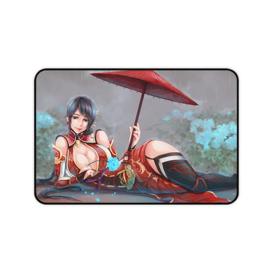 Dynasty Warriors Lian Shi Umbrella Desk Mat - Non Slip Musou Gaming Mousepad