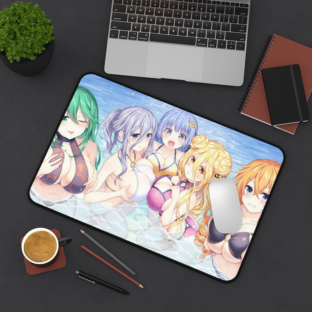 Date A Live Sexy Mousepad - Big Anime Tits Waifus Desk Mat - Ecchi Playmat