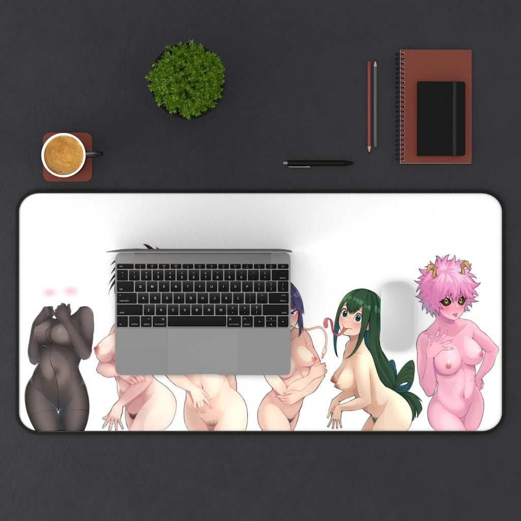 My Hero Academia Nude Female Cast Desk Mat - Boku No Hero Academia Sexy Mousepad