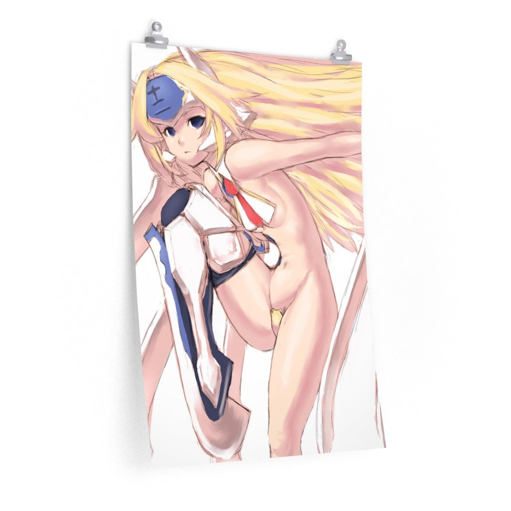 Mu 12 Blazblue Poster - Lewd Premium Matte Vertical Poster - Adult Wall Art