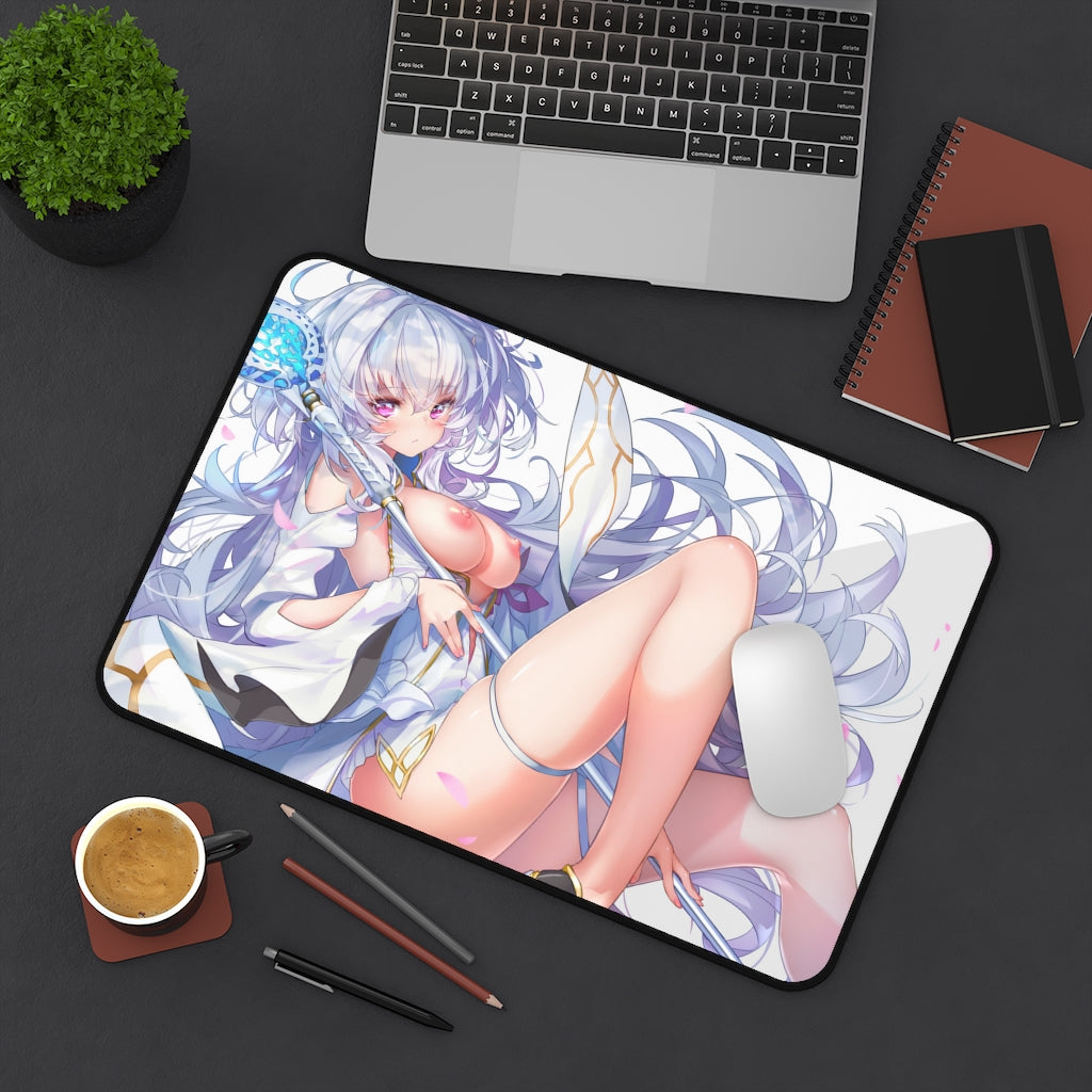 Fate Stay Night Sexy Mousepad - Nude Merlin Tits Anime Desk Mat - Ecchi Playmat