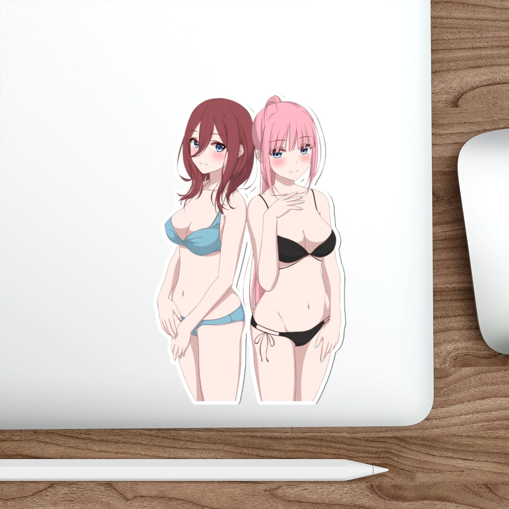 The Quintessential Quintuplets Bikini Waterproof Sticker - Ecchi Vinyl Decal