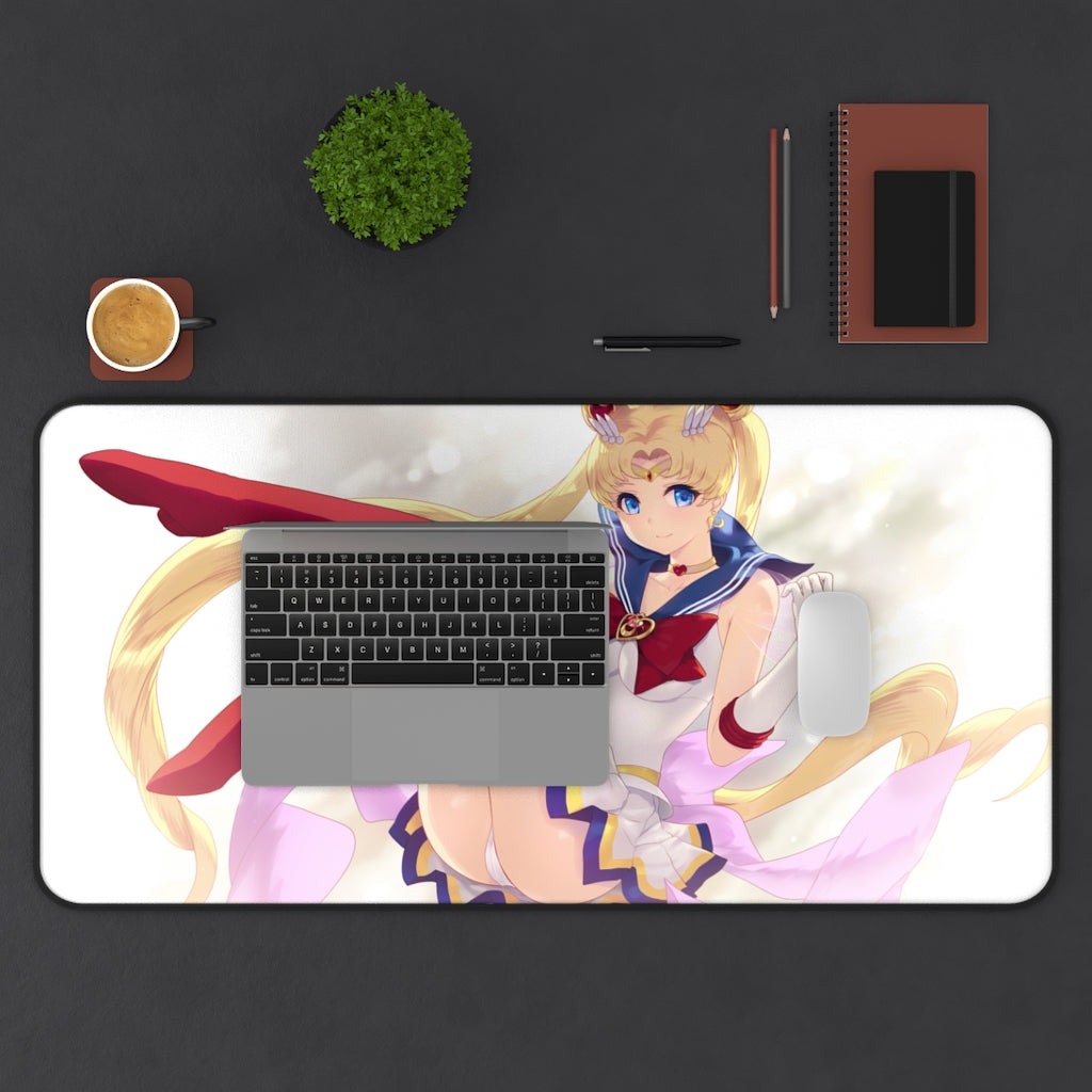 Sailor Moon Ecchi Mousepad - Tsukino Usagi Desk Mat - Large Mouse Pad - MTG Playmat