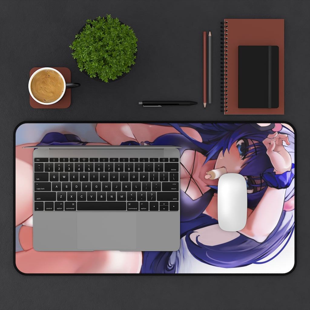 Sexy Kuro Bomber Girl Bomberman Desk Mat - Non Slip Mousepad