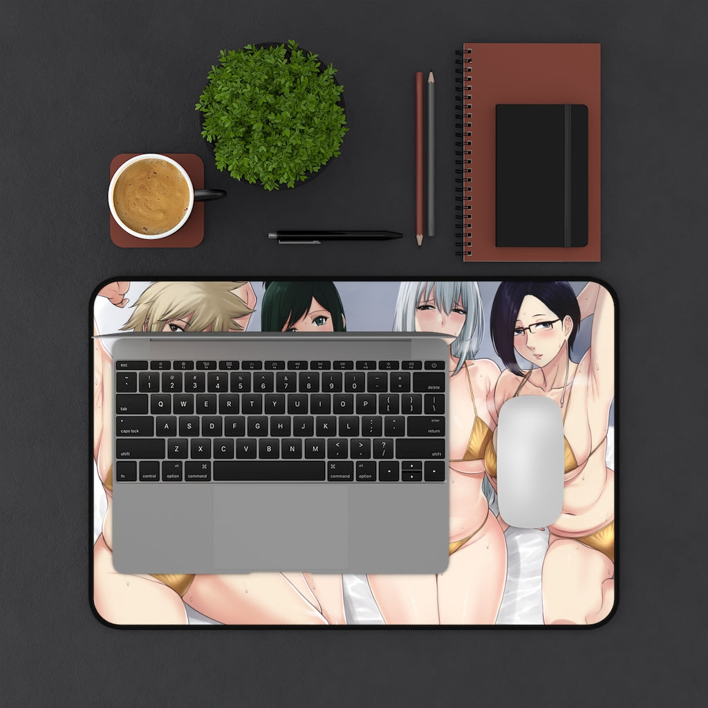 My Hero Academia Milf Bikini Gang Anime Mousepad - Large Desk Mat - Ecchi Mouse Pad - MTG Playmat