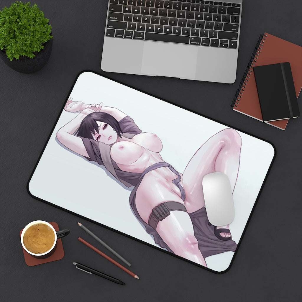 Naruto Sexy Nude Boobs Shizune Desk Mat - Non Slip Mousepad