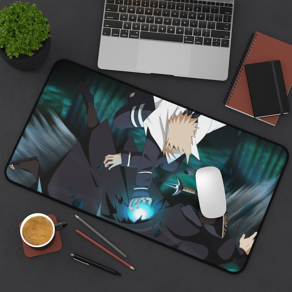 Naruto Anime Mouse Pad / Desk Mat - Minato & Obito - The Mouse Pads Ninja Home Decor