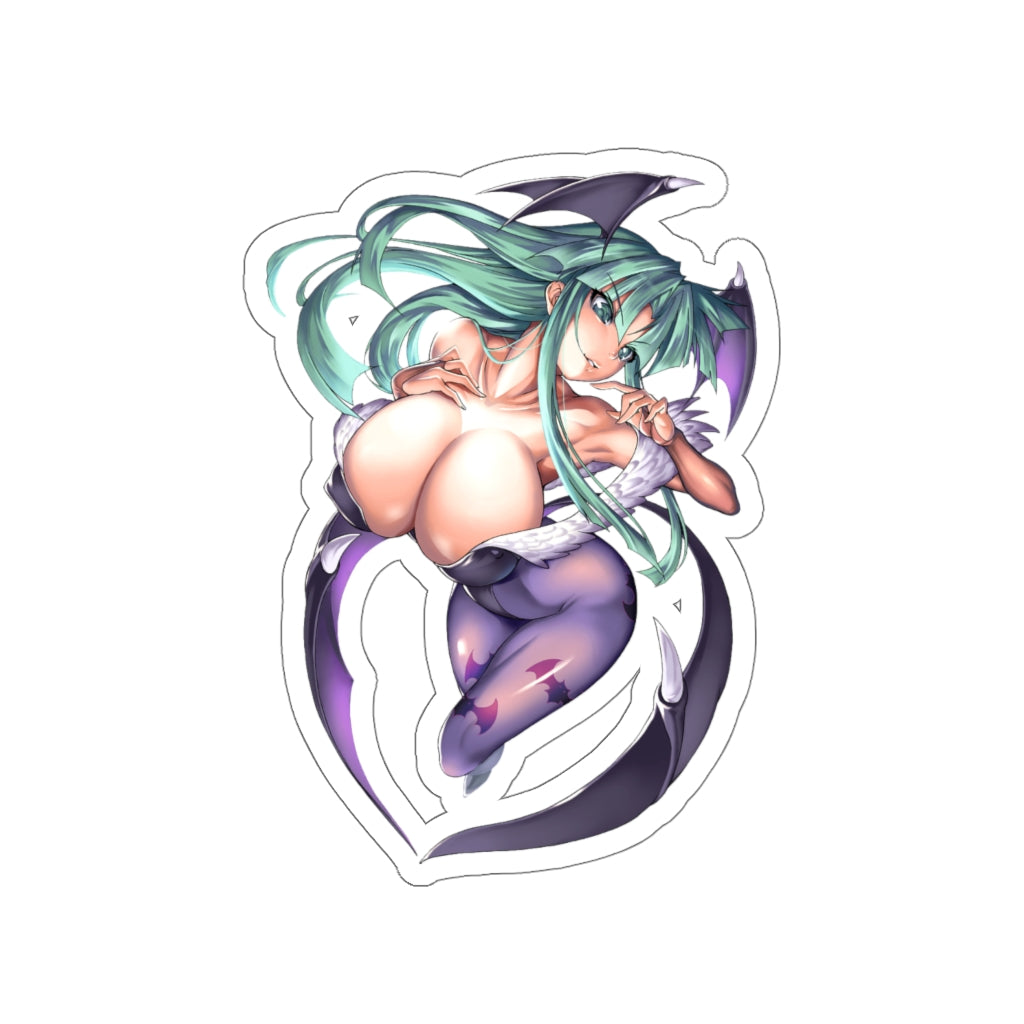 Morrigan Sexy Waterproof Vinyl Sticker - Large Ecchi Darkstalkers Decal