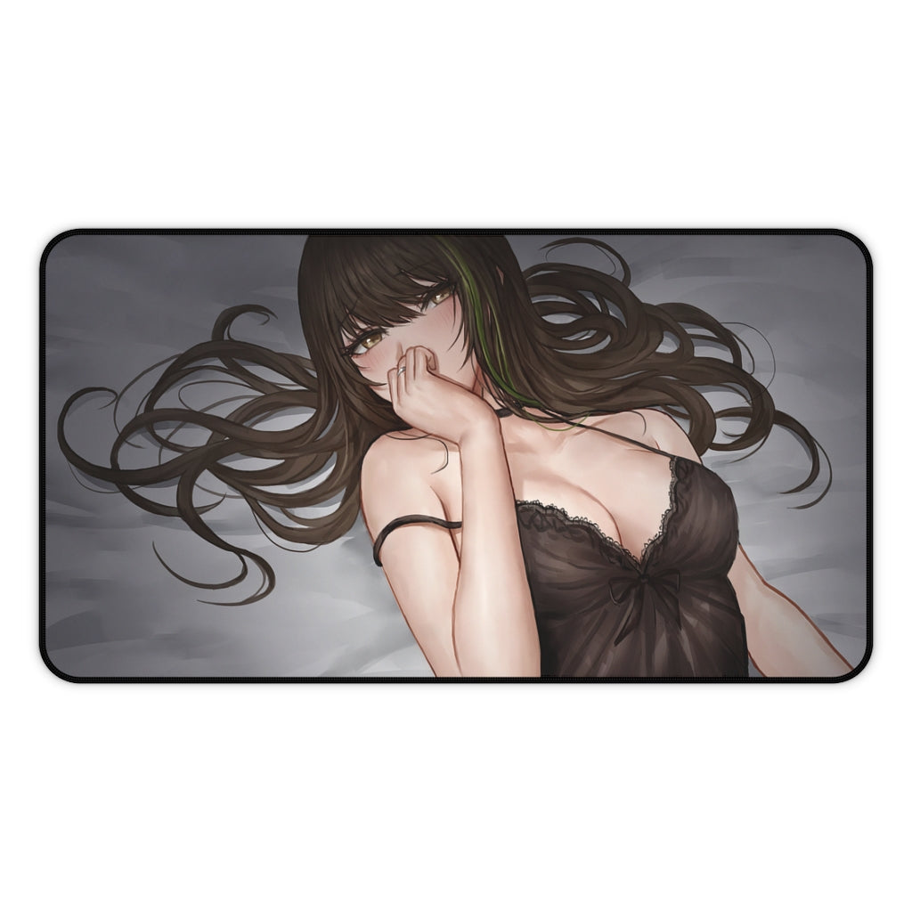 Girls Frontline Ecchi Mousepad - Sexy M4A1 Night Gown Large Desk Mat - Playmat