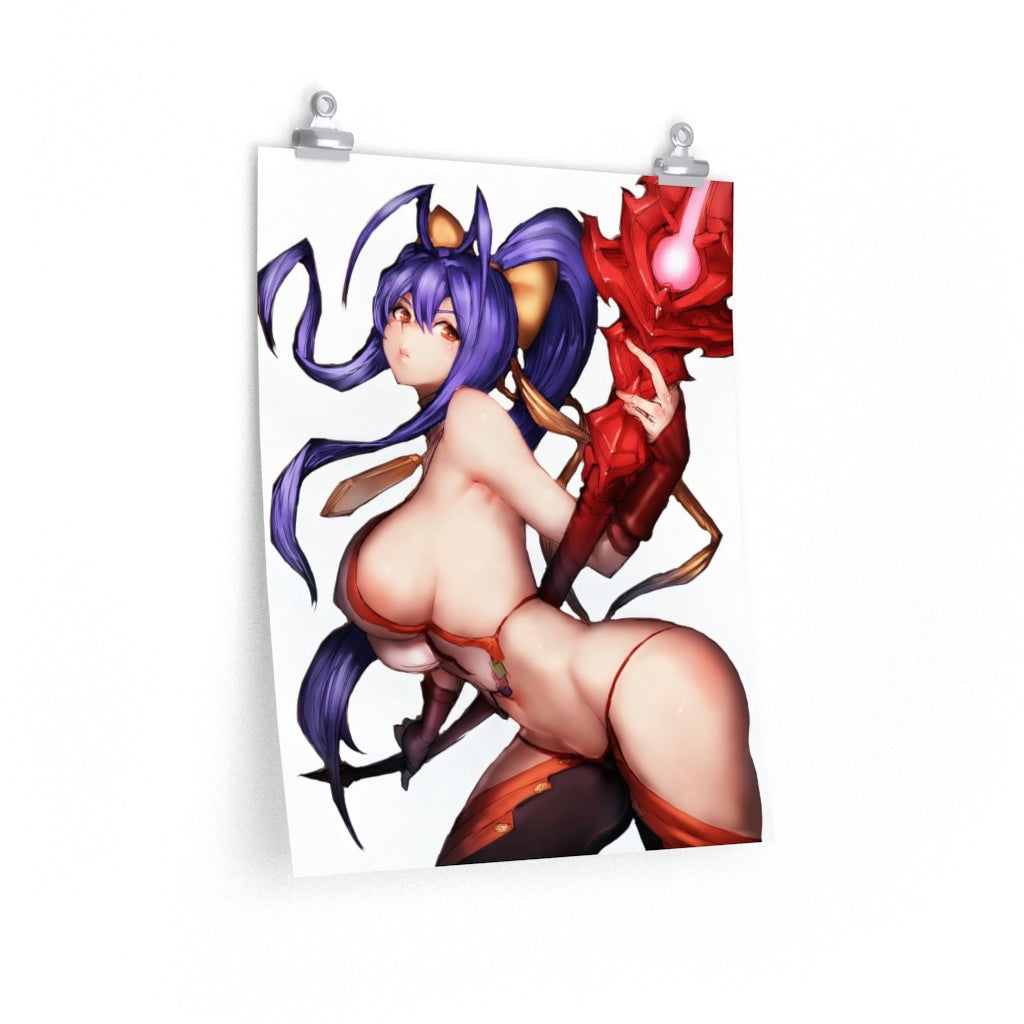 Mai Natsume Blazblue Poster - Lewd Premium Matte Vertical Poster - Adult Wall Art