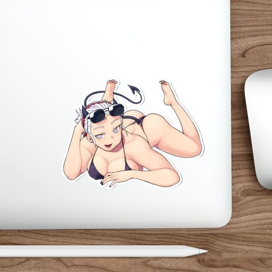 Helltaker Justice Waterproof Sticker - Ecchi Vinyl Decal