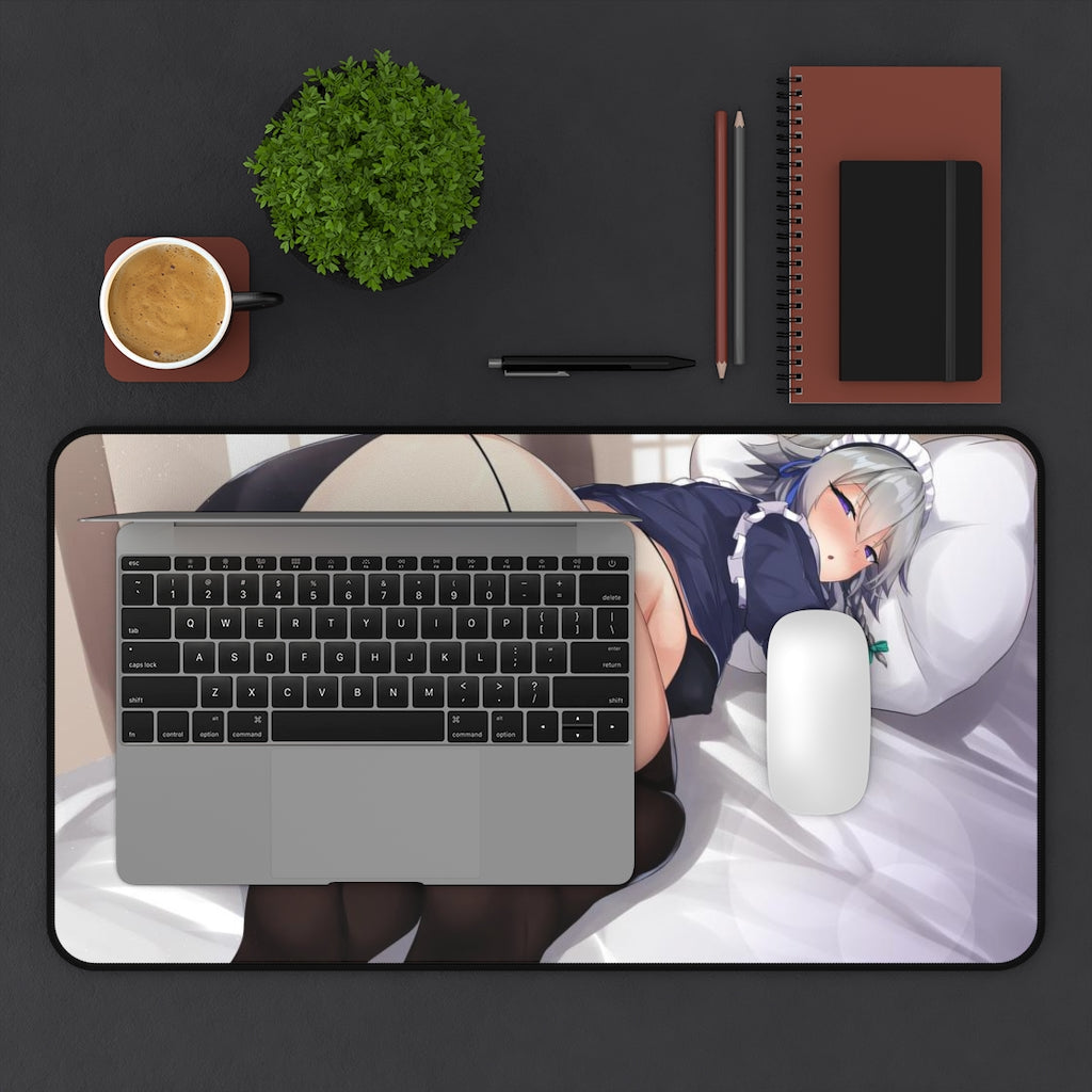 Touhou Sexy Mousepad - Huge Ass Izayoi Sakuya Desk Mat - Ecchi Playmat