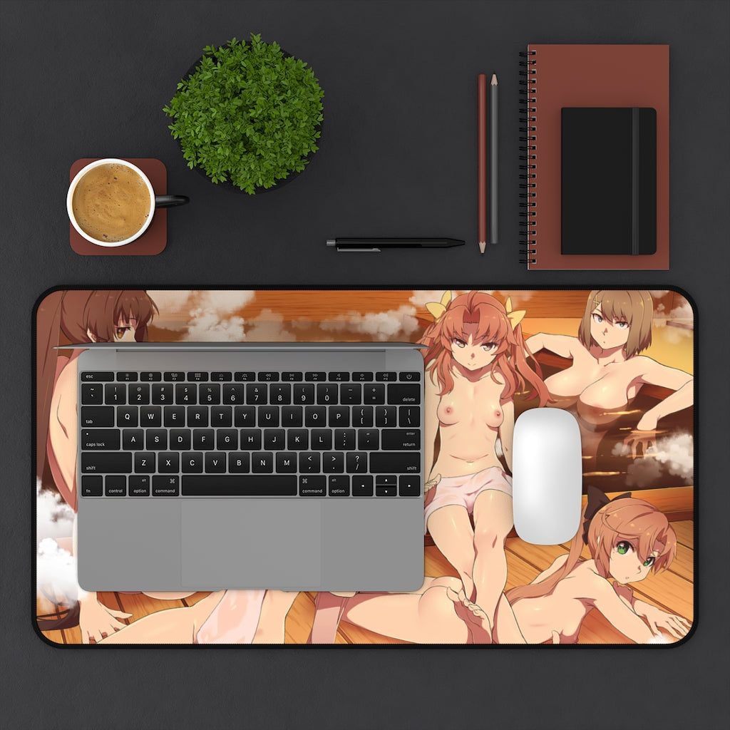 Kantai Collection Nude Onsen Waifus Kankore Desk Mat - Sexy Anime Girl Mousepad - Gaming Playmat