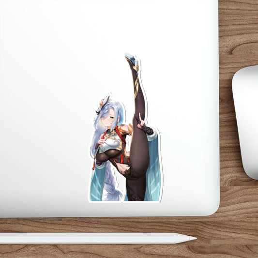 Split Shenhe Genshin Impact Waterproof Sticker - Ecchi Vinyl Decal