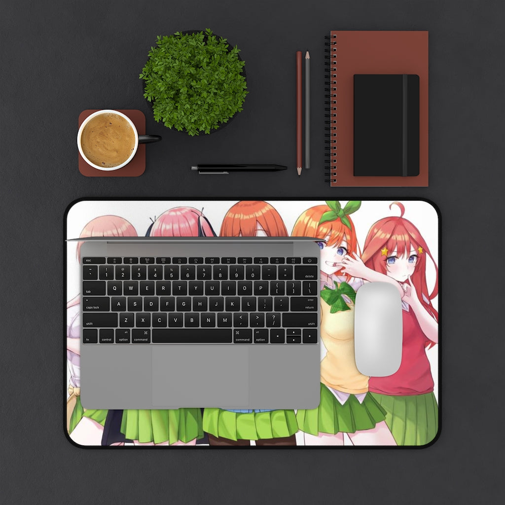 The Quintessential Quintuplets Anime Mousepad - Large Ecchi Desk Mat - School Girls Mouse Pad - MTG Playmat