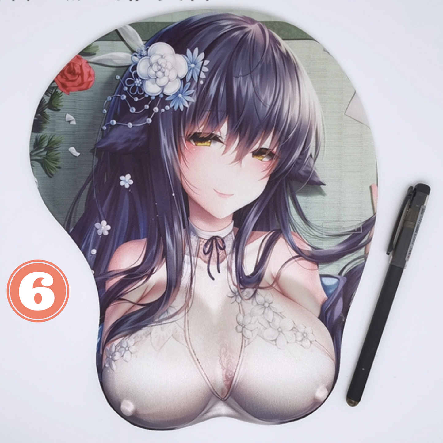 3D Silicone Mousepad | Oppai Mouse Pad | Silicone chest  mousepad