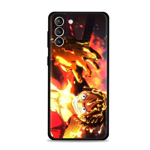 One Piece Samsung phone case | Gear 5 Luffy Phone case | Joy boy Phone case | Anime Samsung phone case Luffy and the Straw hats