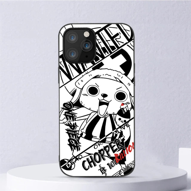 One Piece anime phone Case For iPhone 7 , 8 ,11, 12 - Soft flexible one piece anime phone cover