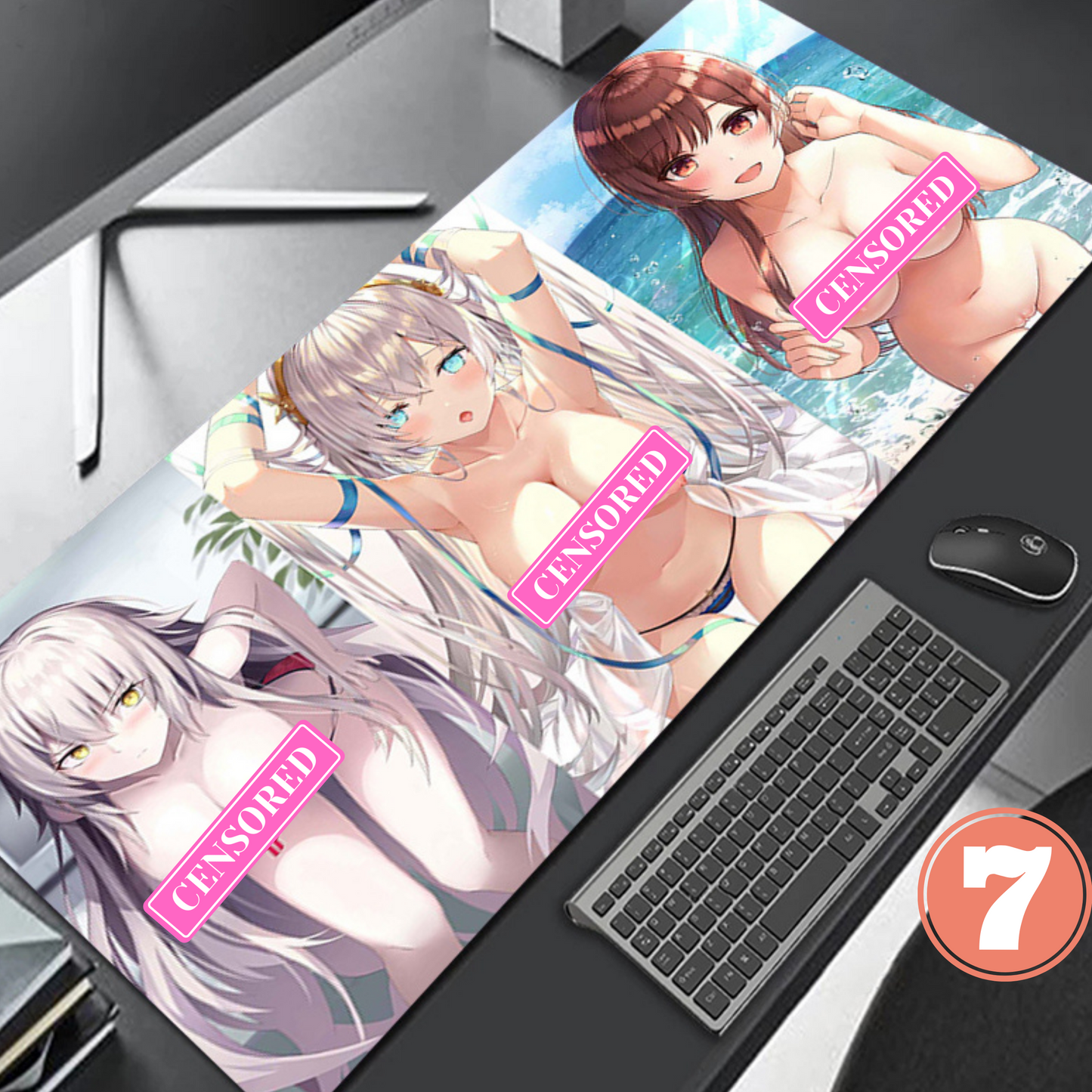 Anime sexy Mouse pad/Desk mats | Large Ecchi Sexy mousepads for computer | NSFW mousepads for gamers