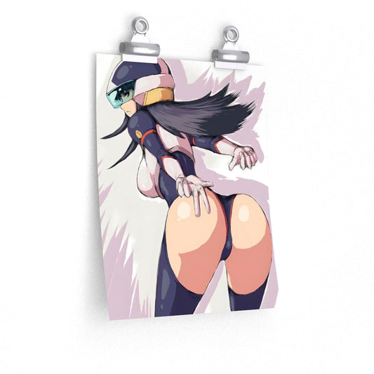 Fujimura Shizuru Shinkon Gattai Godannar Poster - Lewd Premium Matte Vertical Poster - Adult Wall Art