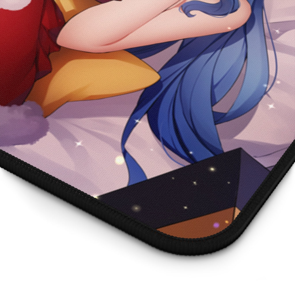 Genshin Impact Ecchi Mousepad - Christmas Lingerie Ganyu Landy Santa - Large Desk Mat - Sexy Playmat