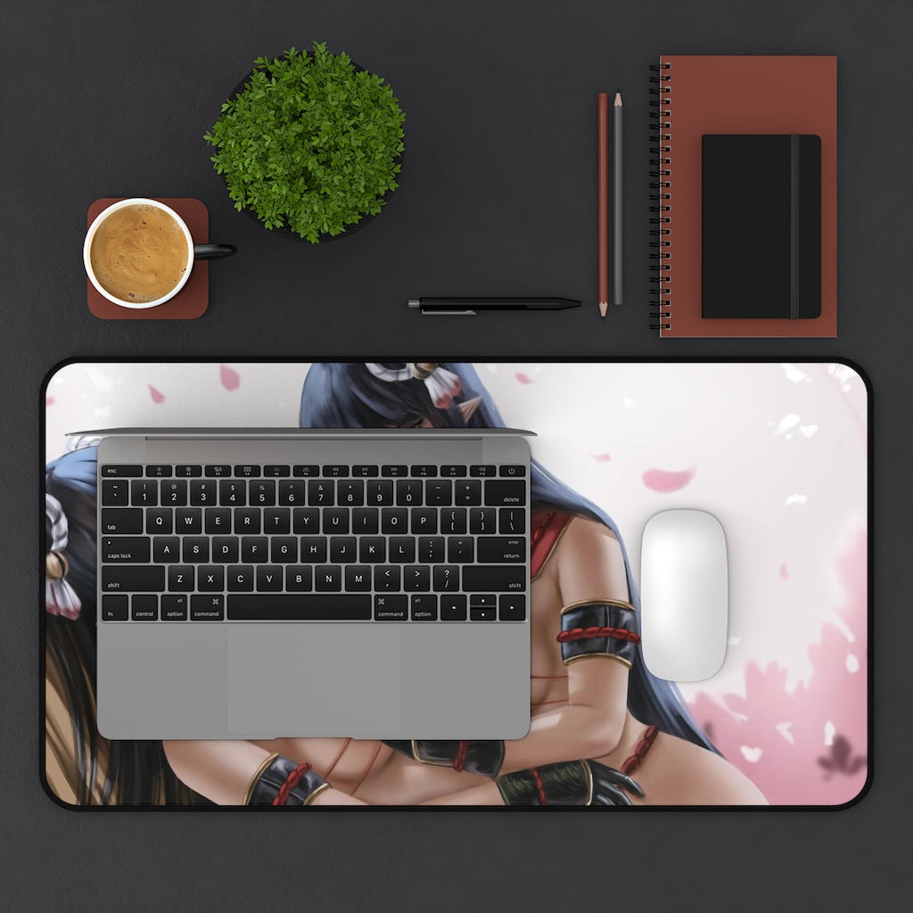 Monster Hunter Rise Ecchi Mousepad - Hinoa And Minoto Large Desk Mat - Mouse Pad - Sexy Gaming Playmat