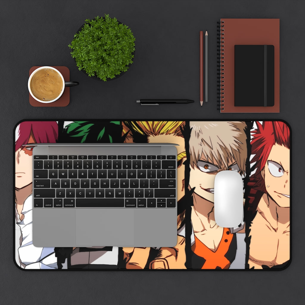 My Hero Academia Mouse Pad / Desk mat - All Heroes assemble - The Mouse Pads Ninja Home Decor