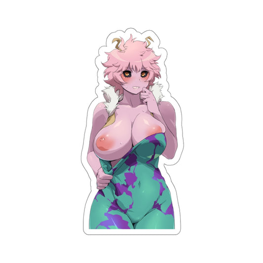 Mina Ashido Boobs Reveal Waterproof Sticker - Ecchi Anime My Hero Academia Vinyl Car Decal