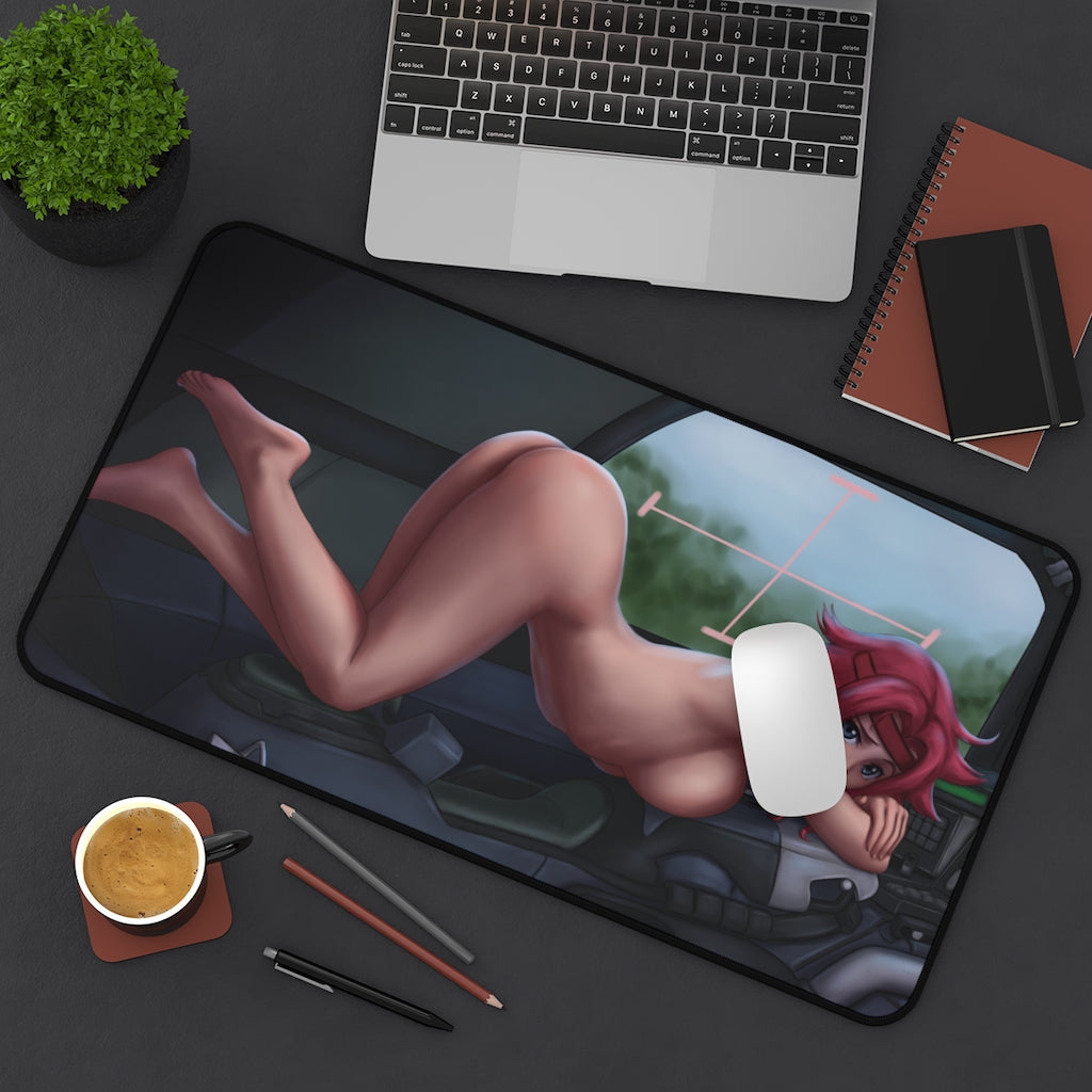 Nude Kallen Stadtfeld Code Geass Desk Mat - Lewd Mousepad - Sexy Anime Girl Playmat