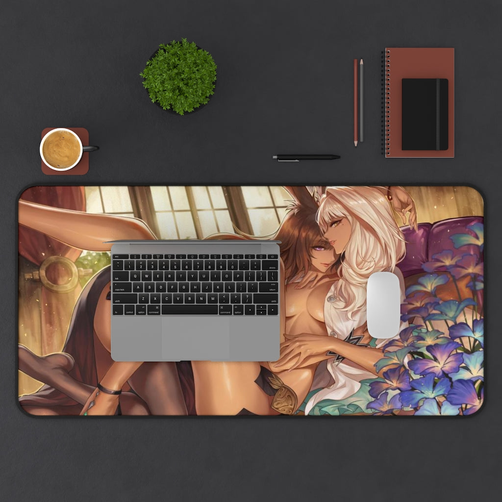 Final Fantasy 14 Mousepad - Ecchi Gaming Large Desk Mat - MTG Playmat