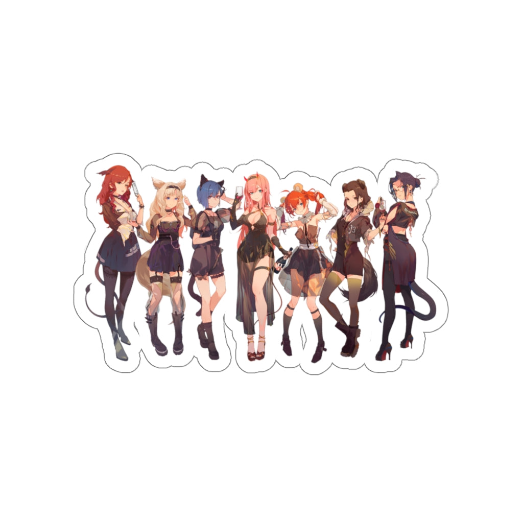 Darling in the Franxx Waterproof Sticker - Full Cast Decal