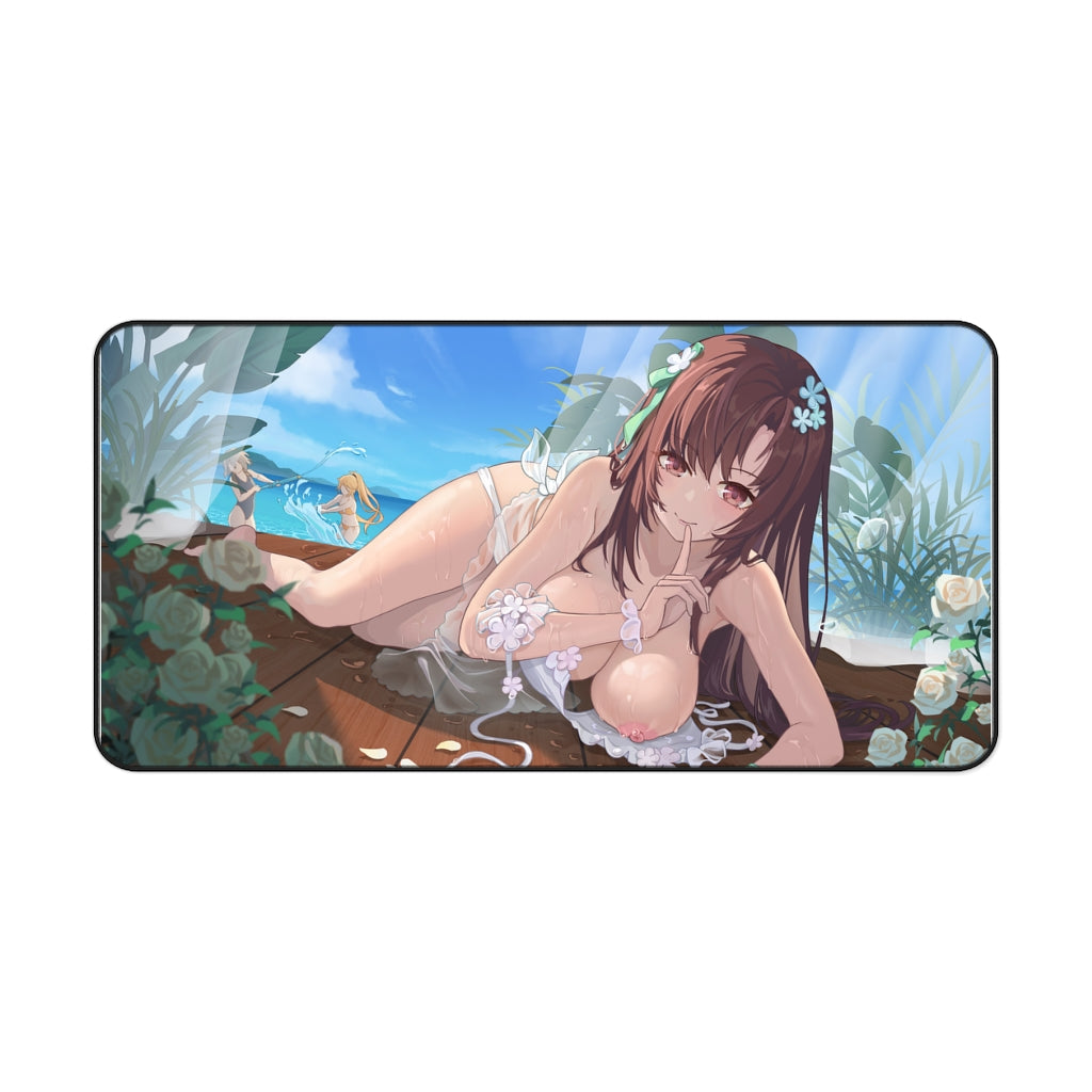 Girls Frontline Ecchi Mousepad - LWMMG Octopus Large Desk Mat - Playmat