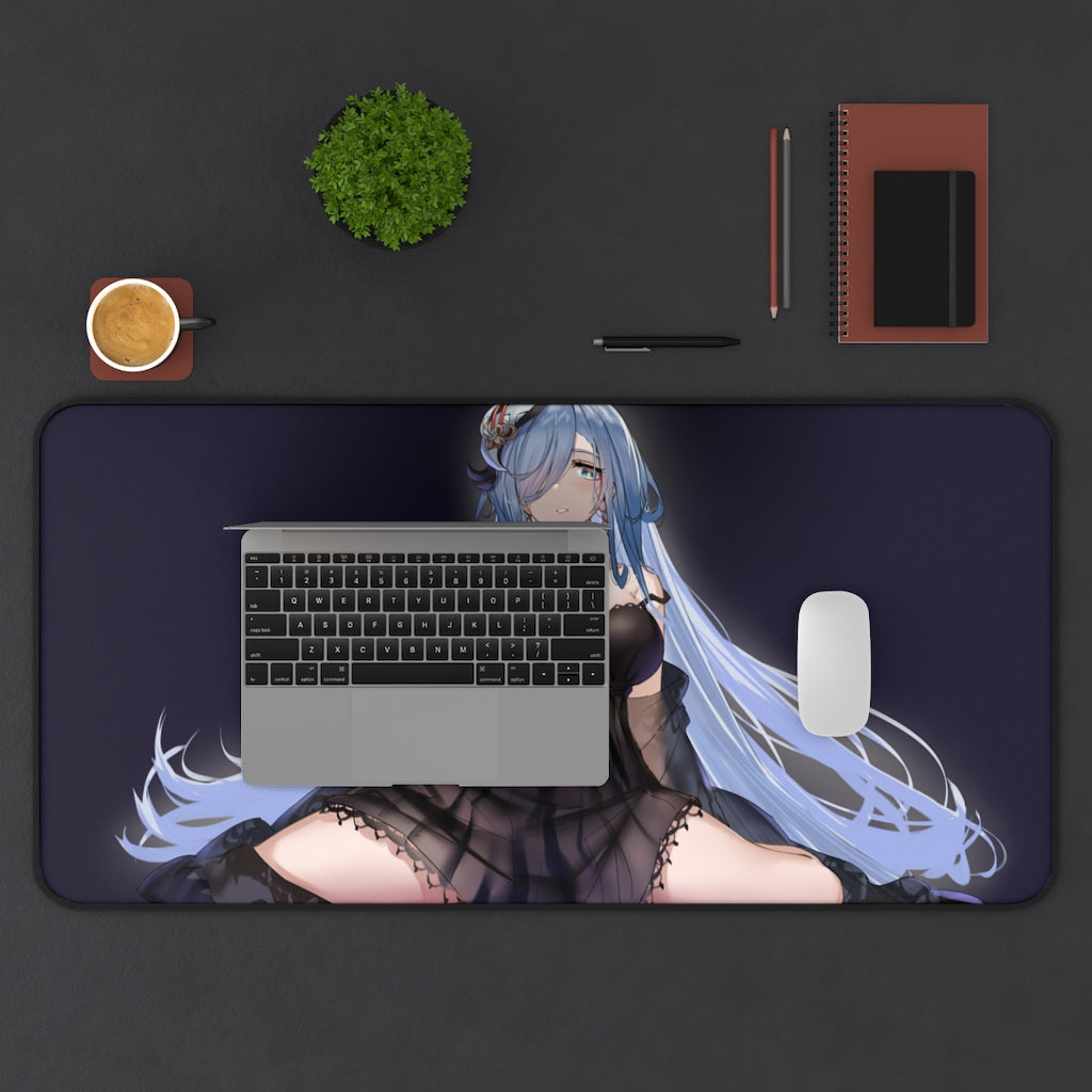 Shenhe Sexy Night Gown Genshin Impact Desk Mat - Non Slip Gaming Mousepad