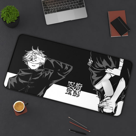 Jujutsu Kaisen Large Mouse pad / Desk mat - Gojo Satoru & Suguru Geto - The Mouse Pads Ninja 31" × 15.5" Home Decor