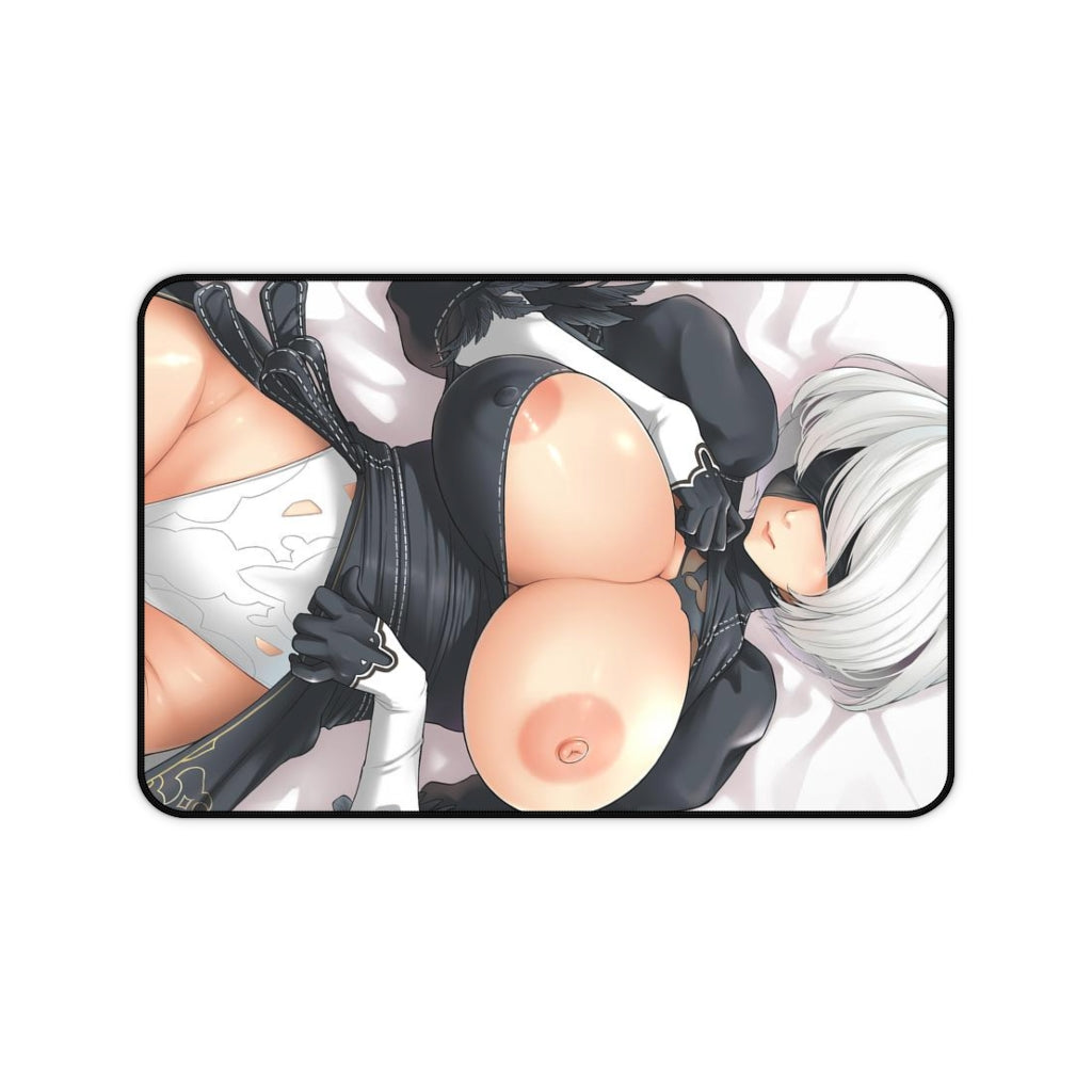 Nier Automata Sexy Mousepad - 2B Nude Girl Boobs Desk Mat - Gaming Playmat