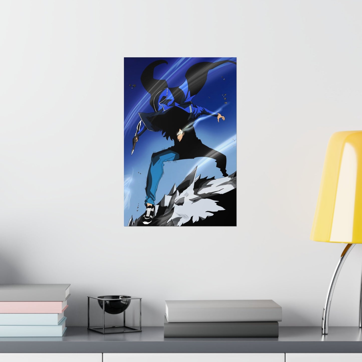 Solo Leveling Poster - Premium Matte Vertical Poster - Manhwa False Ranker Anime Wall Art Decor