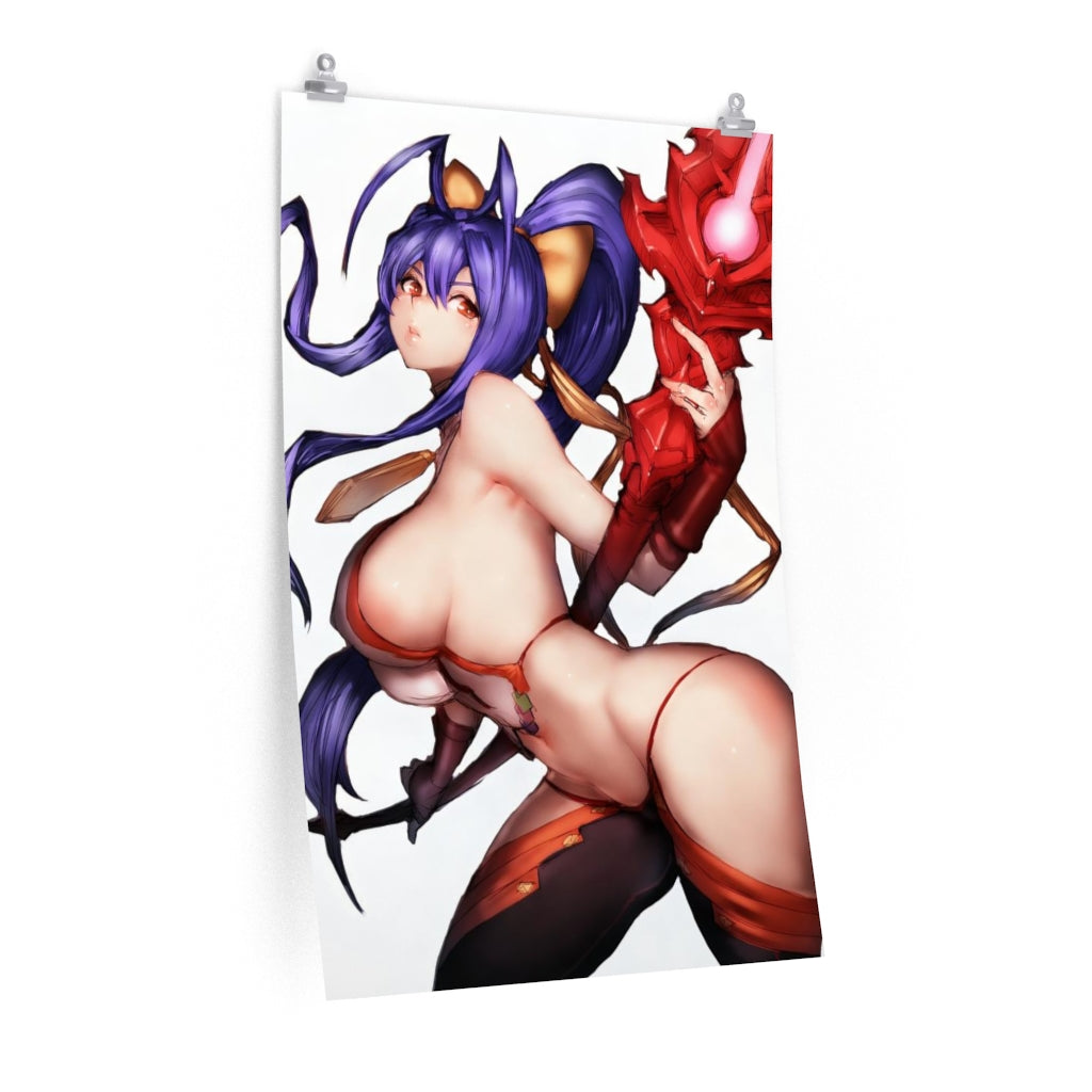 Mai Natsume Blazblue Poster - Lewd Premium Matte Vertical Poster - Adult Wall Art