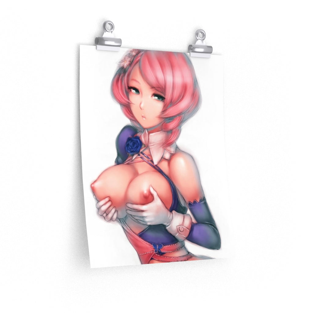 Alisa Boskonovich Tekken Poster - Lewd Premium Matte Vertical Poster - Adult Wall Art