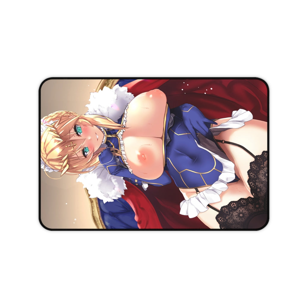 Nude Tits Artoria Pendragon Fate Grand Order Desk Mat - Non Slip Mousepad