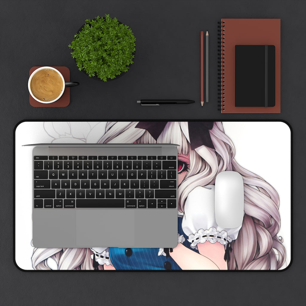 Kawai Anime Girls Mouse Pads - Cute Red Eyes - The Mouse Pads Ninja Home Decor